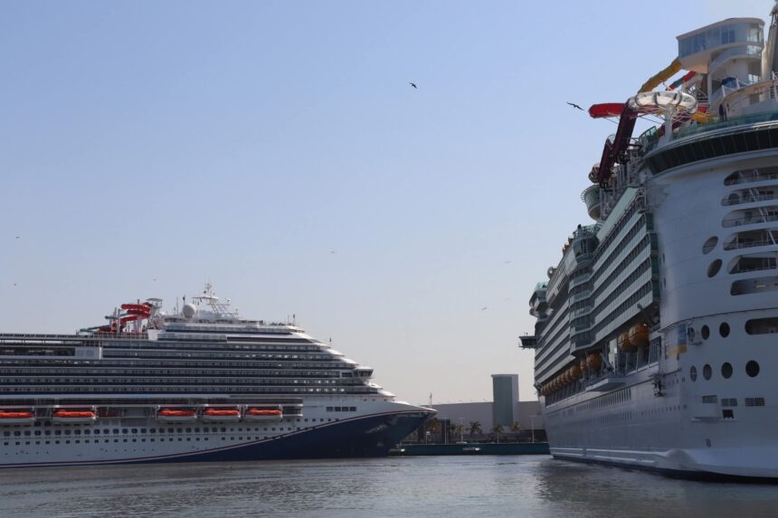 Llegarán cuatro cruceros en julio a Puerto Vallarta; suman 90 lo que va del año