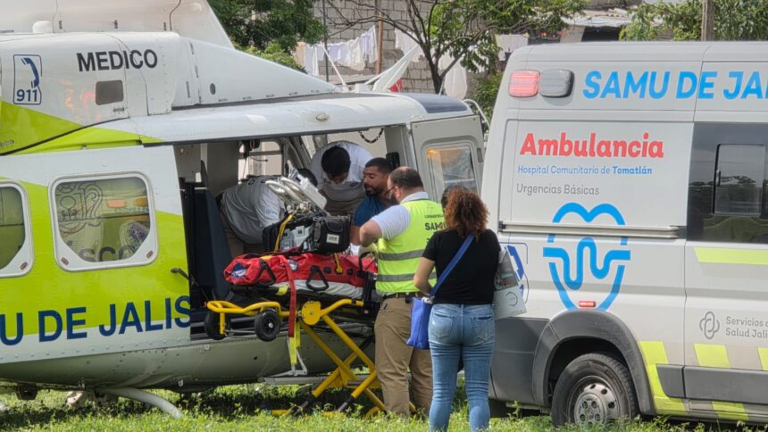 Trasladan de urgencia vía aérea a un menor desde Vallarta a Guadalajara