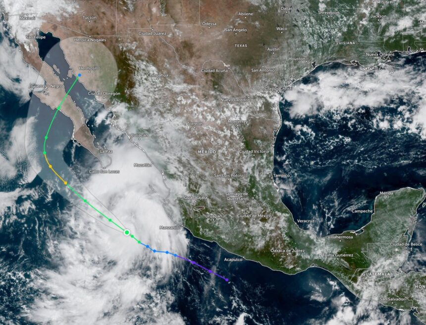Tormenta tropical Lorena dejó lluvias intensas, pero no representa riesgo para la Bahía de Banderas