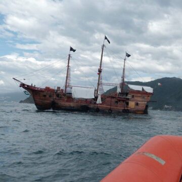 Se hunde el galeón “Marigalante”, uno de los principales atractivos turísticos de Puerto Vallarta