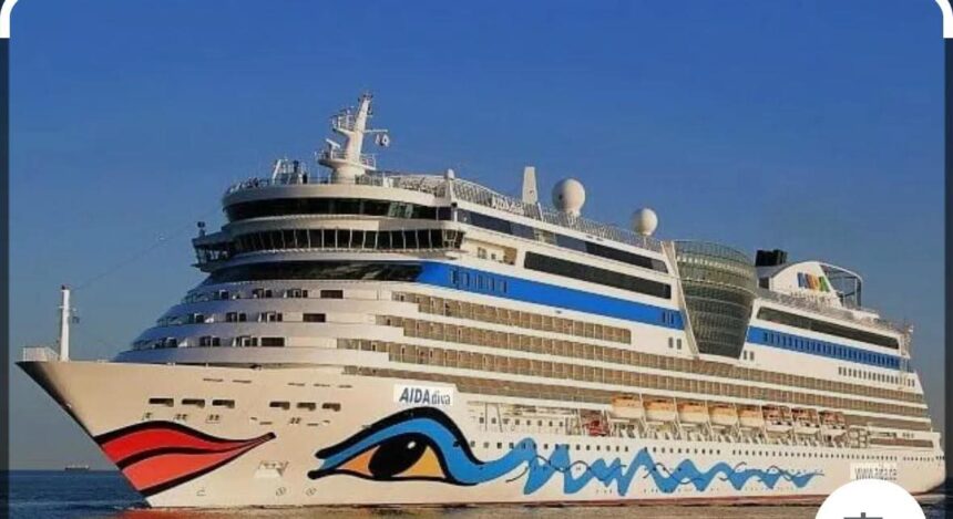 Arriba por primera vez a Puerto Vallarta el crucero AIDAdiva en su viaje alrededor del mundo de 133 días