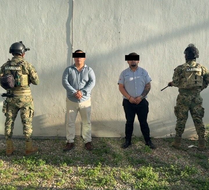 Marina detiene a dos presuntos secuestradores y liberan a un hombre
