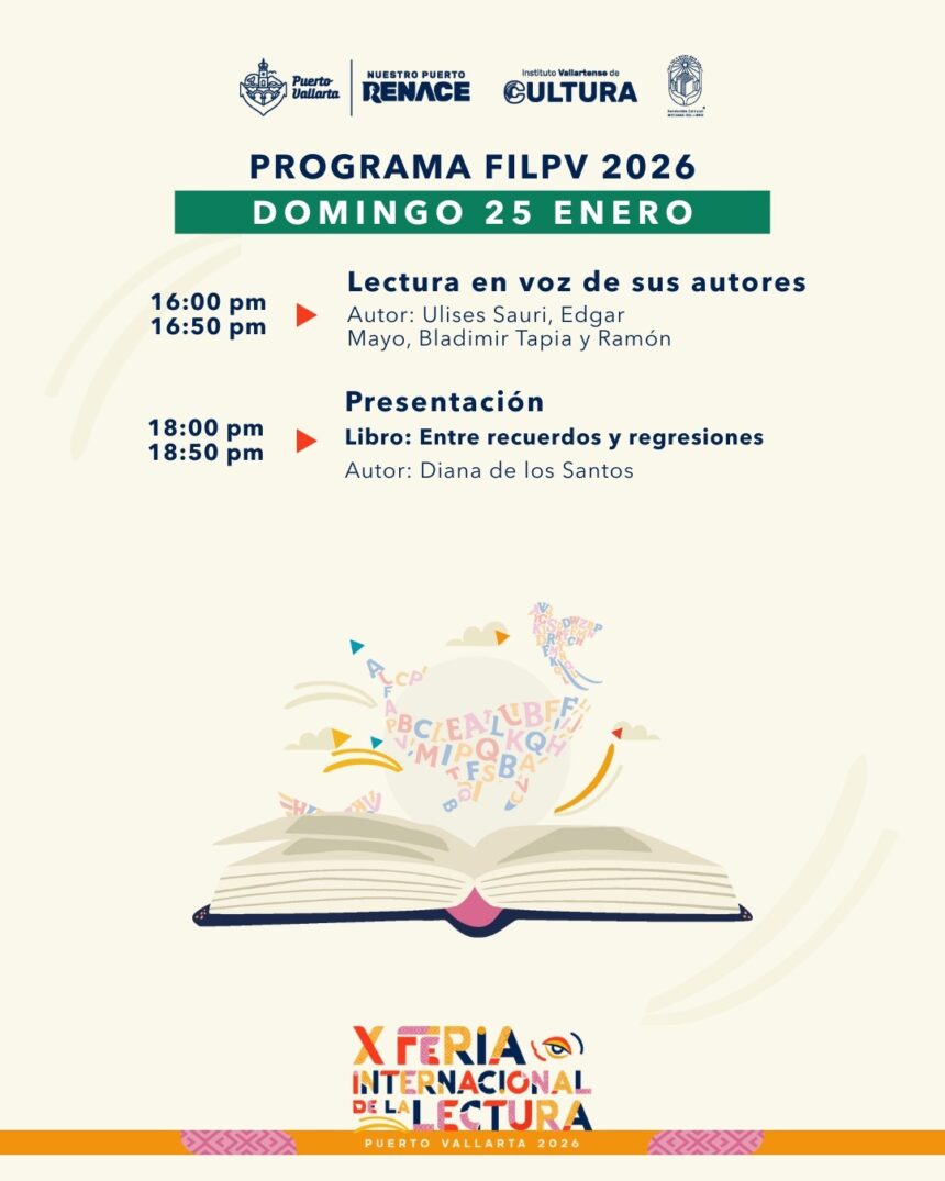 Puerto Vallarta se prepara para la X Feria Internacional de la Lectura