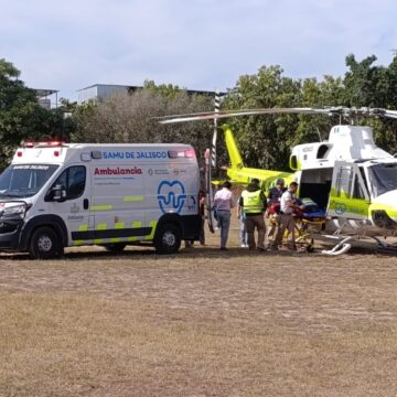 IMG-20260122-WA0085 Trasladan en helicóptero a lesionado por explosión en la Portales
