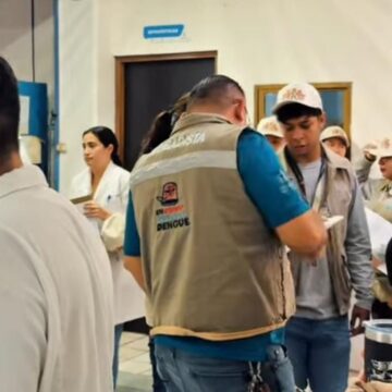 Brigadistas de la Octava Región Sanitaria intensifican vacunación contra el sarampión