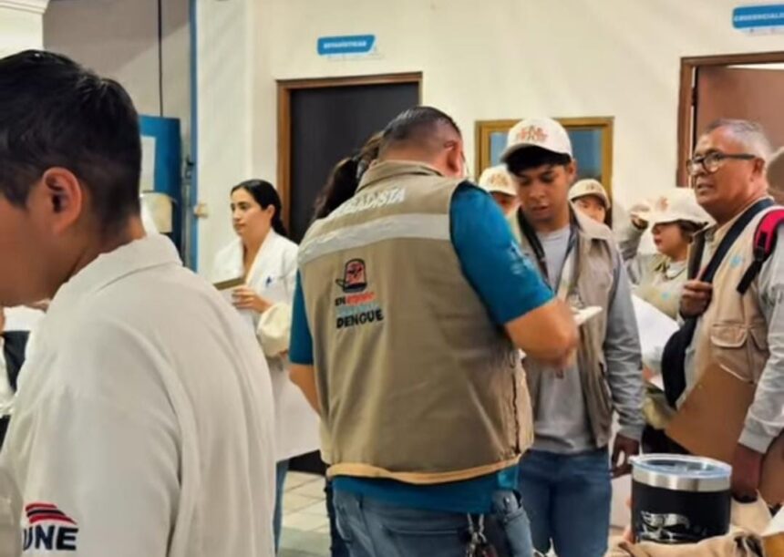 Brigadistas de la Octava Región Sanitaria intensifican vacunación contra el sarampión