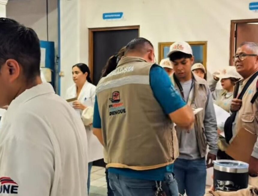 Brigadistas de la Octava Región Sanitaria intensifican vacunación contra el sarampión