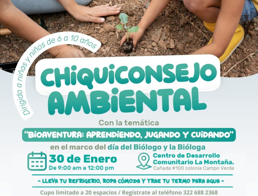 IMG-20260129-WA0240 Invitan a niñas y niños a participar en el Chiquiconsejo Ambiental