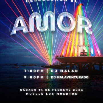 ¡Amor y música iluminarán el Muelle de Los Muertos este 14 de febrero!