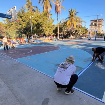 Avanza la rehabilitación de canchas en Puerto Vallarta