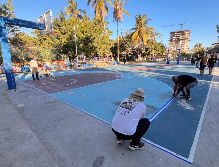 Avanza la rehabilitación de canchas en Puerto Vallarta