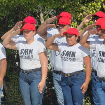 Rinden protesta de bandera 99 soldados del SMN en Puerto Vallarta
