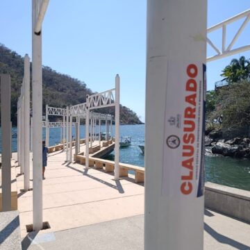 Acatarán adecuaciones en obra clausurada en muelle Boca de Tomatlán
