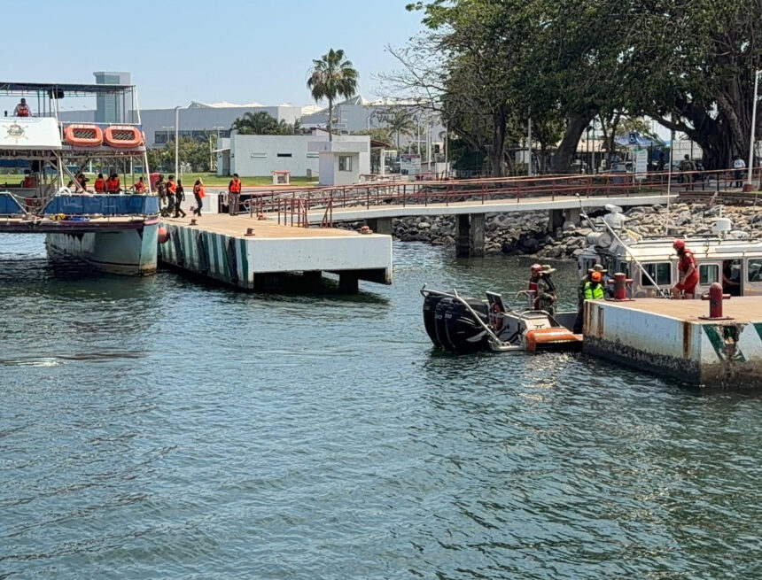 Realizan ejercicio de seguridad Nivel III en el puerto de Vallarta