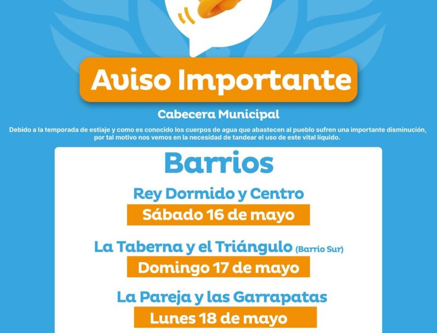 San Sebastián del Oeste aplica tandeos de agua por temporada de estiaje