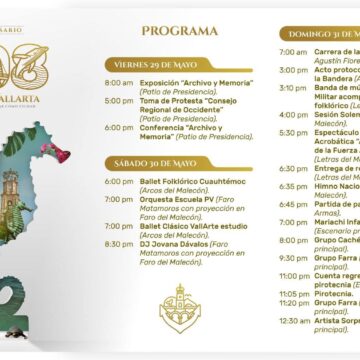 Listo Vallarta para festejos por su 108 aniversario como municipio y 58 como ciudad