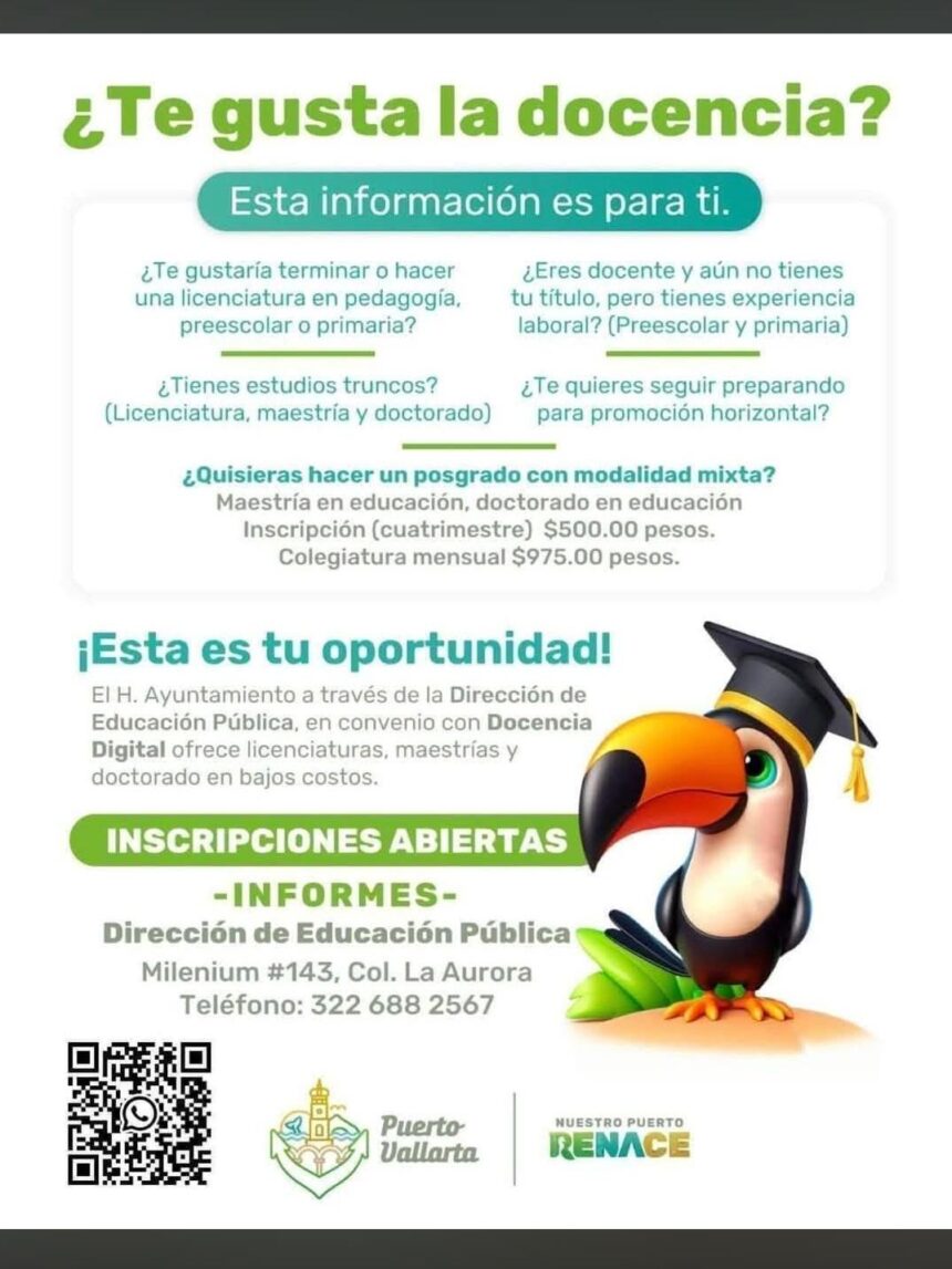 Ofrecen Licenciatura en Pedagogía y Posgrado en Educación