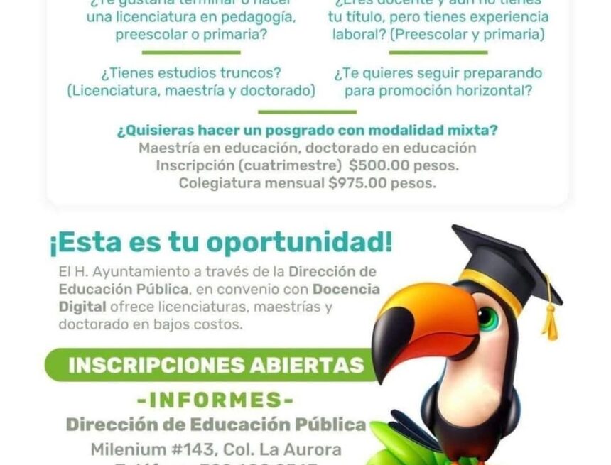 IMG-20260622-WA0172 Ofrecen Licenciatura en Pedagogía y Posgrado en Educación