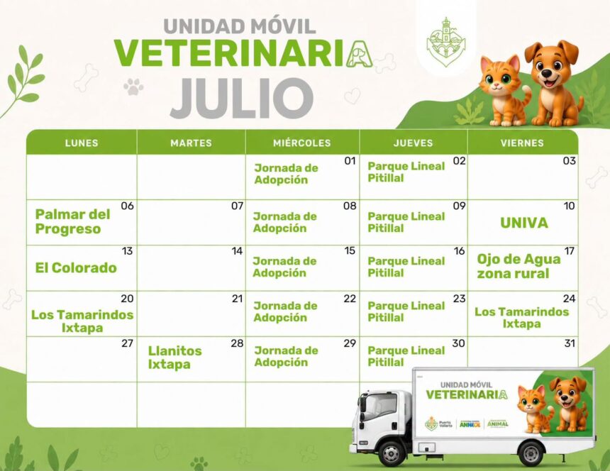 IMG-20260704-WA0045 Conoce dónde estará la Unidad Móvil Veterinaria durante julio