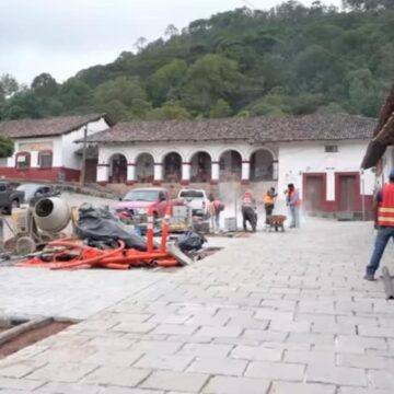Rehabilitación del centro histórico de San Sebastián del Oeste alcanza el 85% de avance