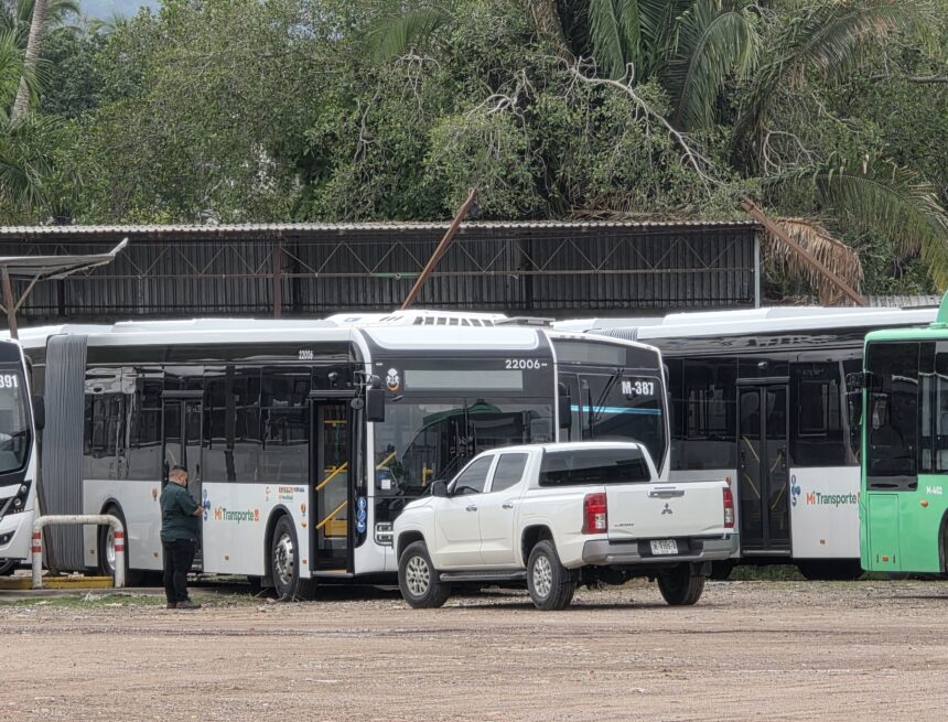 camiones Llegan a Puerto Vallarta los primeros autobuses eléctricos articulados