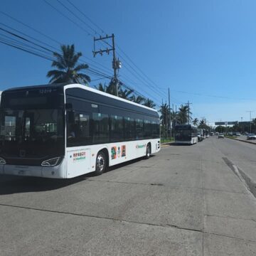 camiones transporte público Llegan seis nuevos camiones del sistema de transporte eléctrico