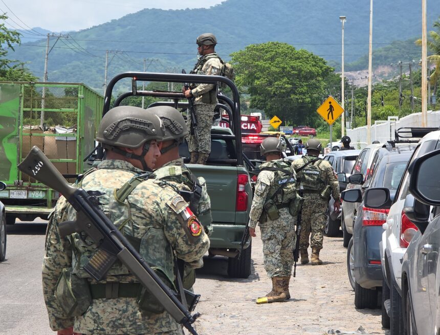 militares-operativos-seguridad Realizan simulacro de seguridad en Puerto Vallarta