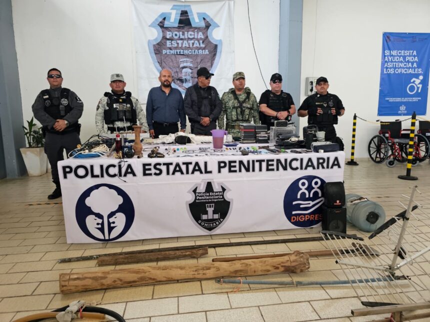 operativo penalok Operativo en penal deja aseguramiento de droga, herramientas y equipos electrónicos