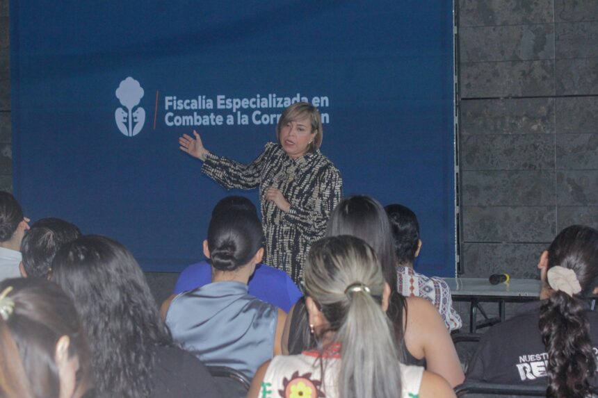 Participan servidores públicos en la Caravana Anticorrupción
