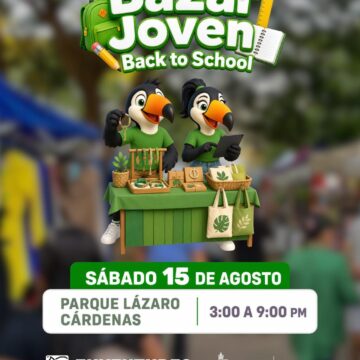 Llega Bazar Joven “Back to School” al Parque Lázaro Cárdenas este sábado