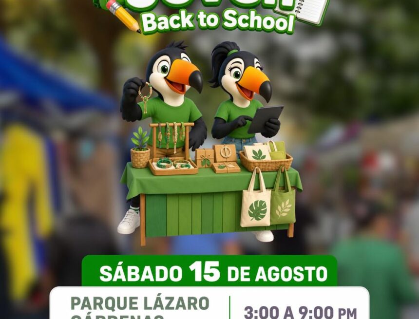 Llega Bazar Joven “Back to School” al Parque Lázaro Cárdenas este sábado