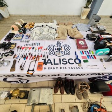 Aseguran restos de presunta marihuana durante operativo en penal de Vallarta