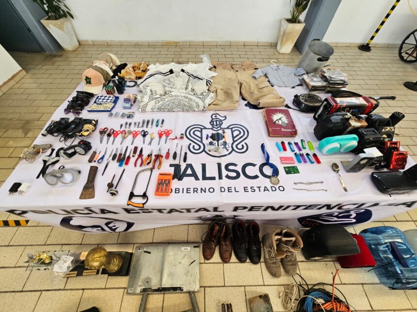 Aseguran restos de presunta marihuana durante operativo en penal de Vallarta