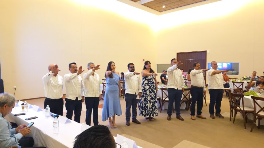 Rinde protesta VI Consejo Directivo del Colegio de Arquitectos e Ingenieros Civiles de Riviera Bahía