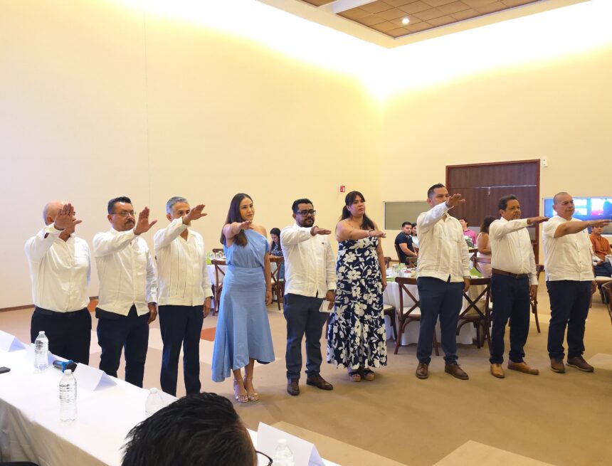 Rinde protesta VI Consejo Directivo del Colegio de Arquitectos e Ingenieros Civiles de Riviera Bahía