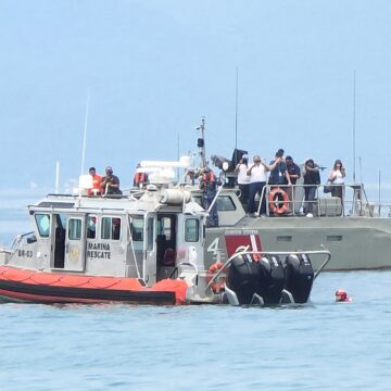 Marina realiza ejercicio de simulación de rescate en Puerto Vallarta