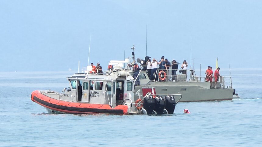 Marina realiza ejercicio de simulación de rescate en Puerto Vallarta