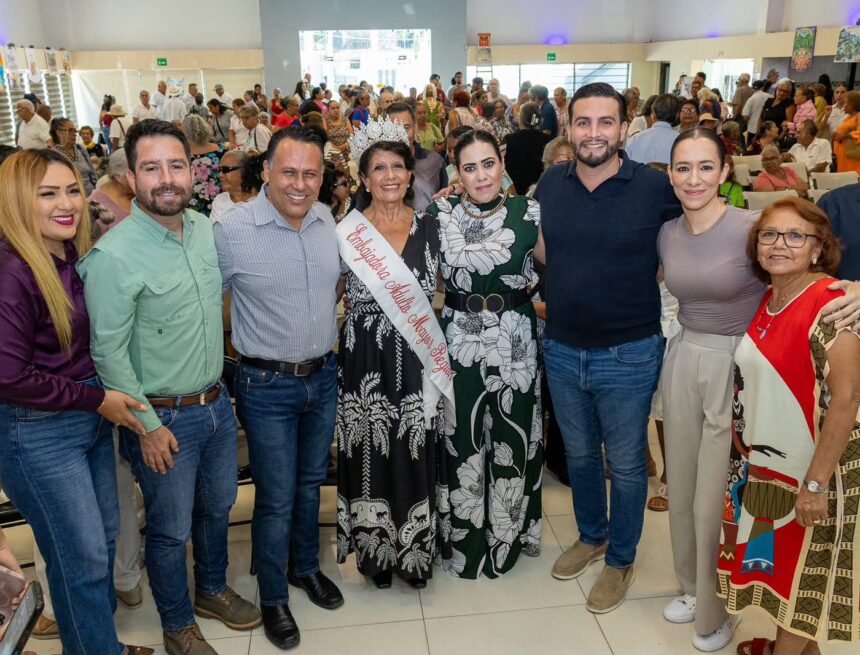 Inauguran Luis Munguía y Lucky Michel la semana del adulto mayor