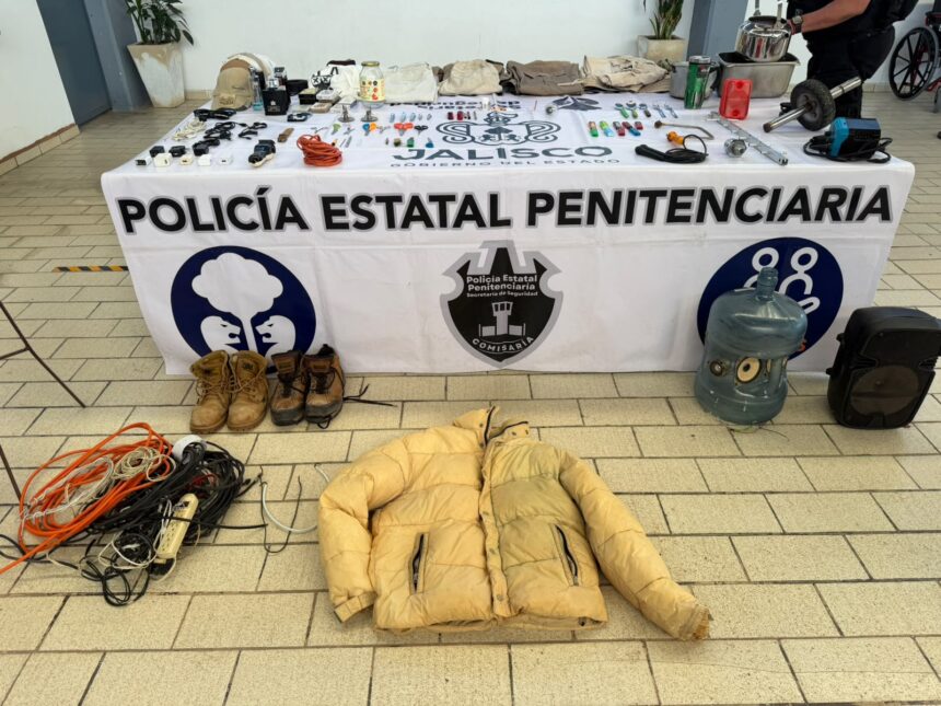 Aseguran objetos prohibidos durante revisión en el Ceinjure de Puerto Vallarta