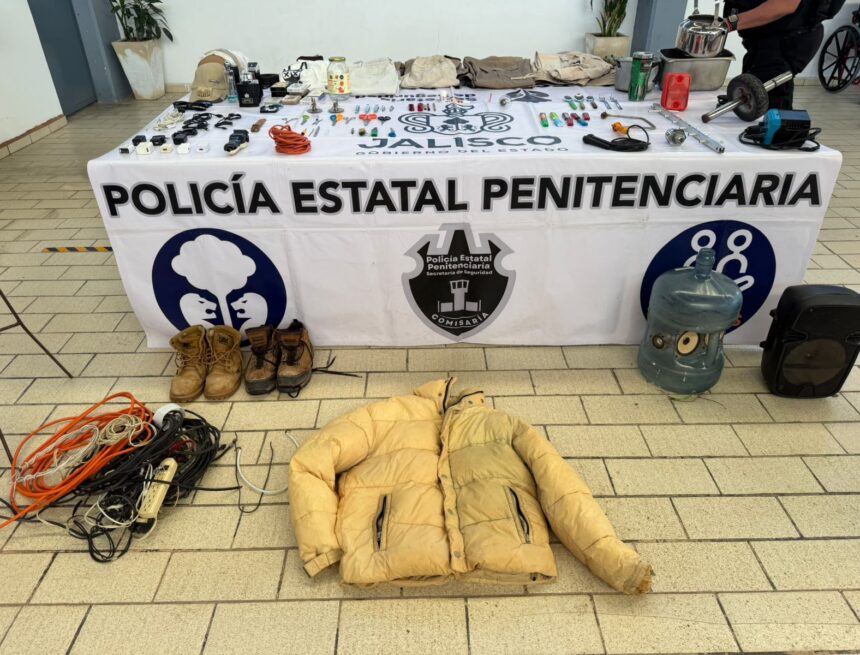 Aseguran objetos prohibidos durante revisión en el Ceinjure de Puerto Vallarta