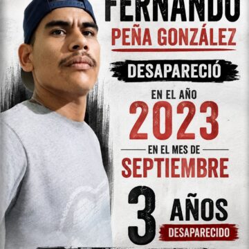 Familiares exponen la incertidumbre ante la desaparición de Fernando