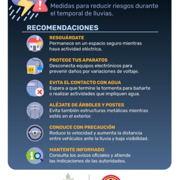 Recomiendan tomar precauciones ante tormentas eléctricas en Puerto Vallarta