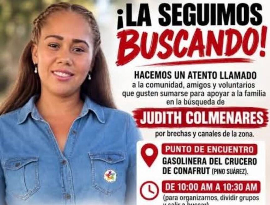 Continúa la búsqueda atrás la desaparición de la maestra Liliana Judith Colmenares en Tomatlán
