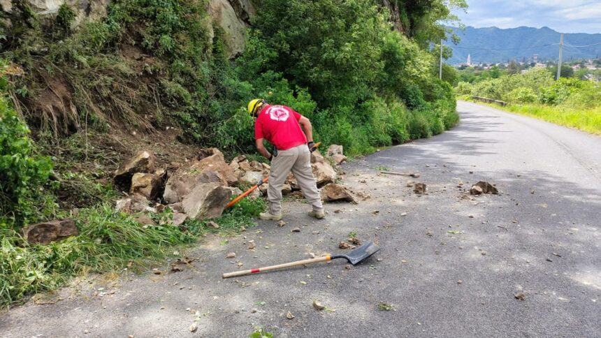 Refuerza acciones para prevenir accidentes durante temporada de lluvias en Mascota
