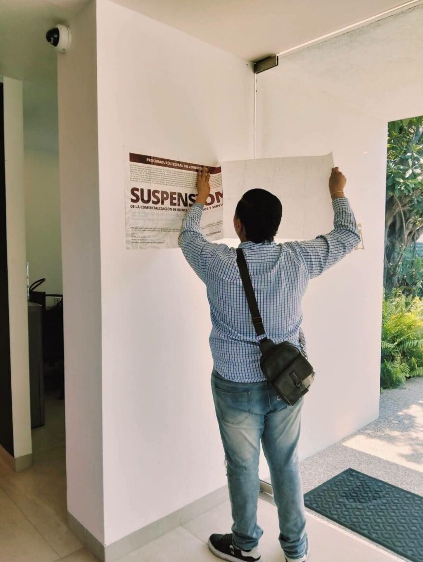 Clausura Profeco inmobiliaria en Puerto Vallarta
