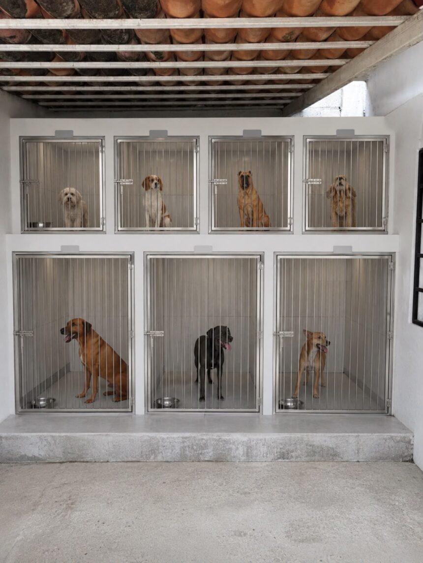 Gobierno municipal y Rescatando amor AC rehabilitan jaulas del Centro de Control Animal
