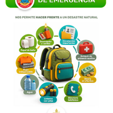 Conoce qué artículos incluir en tu mochila de emergencia ante un huracán