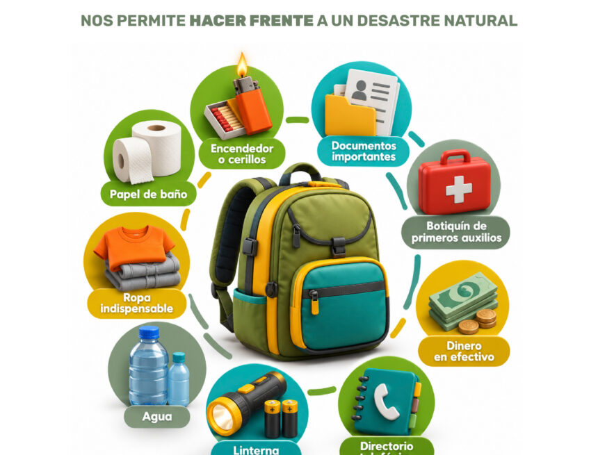 IMG-20261009-WA0234 Conoce qué artículos incluir en tu mochila de emergencia ante un huracán
