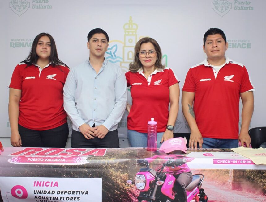 Invitan a mujeres motociclistas a participar en la Rodada Rosa