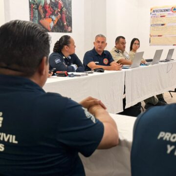 Instala Protección Civil de Puerto Vallarta puesto de mando para el seguimiento del huracán “Trudy”